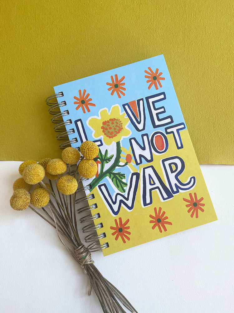 LOVE NOT WAR 80 sheet lite