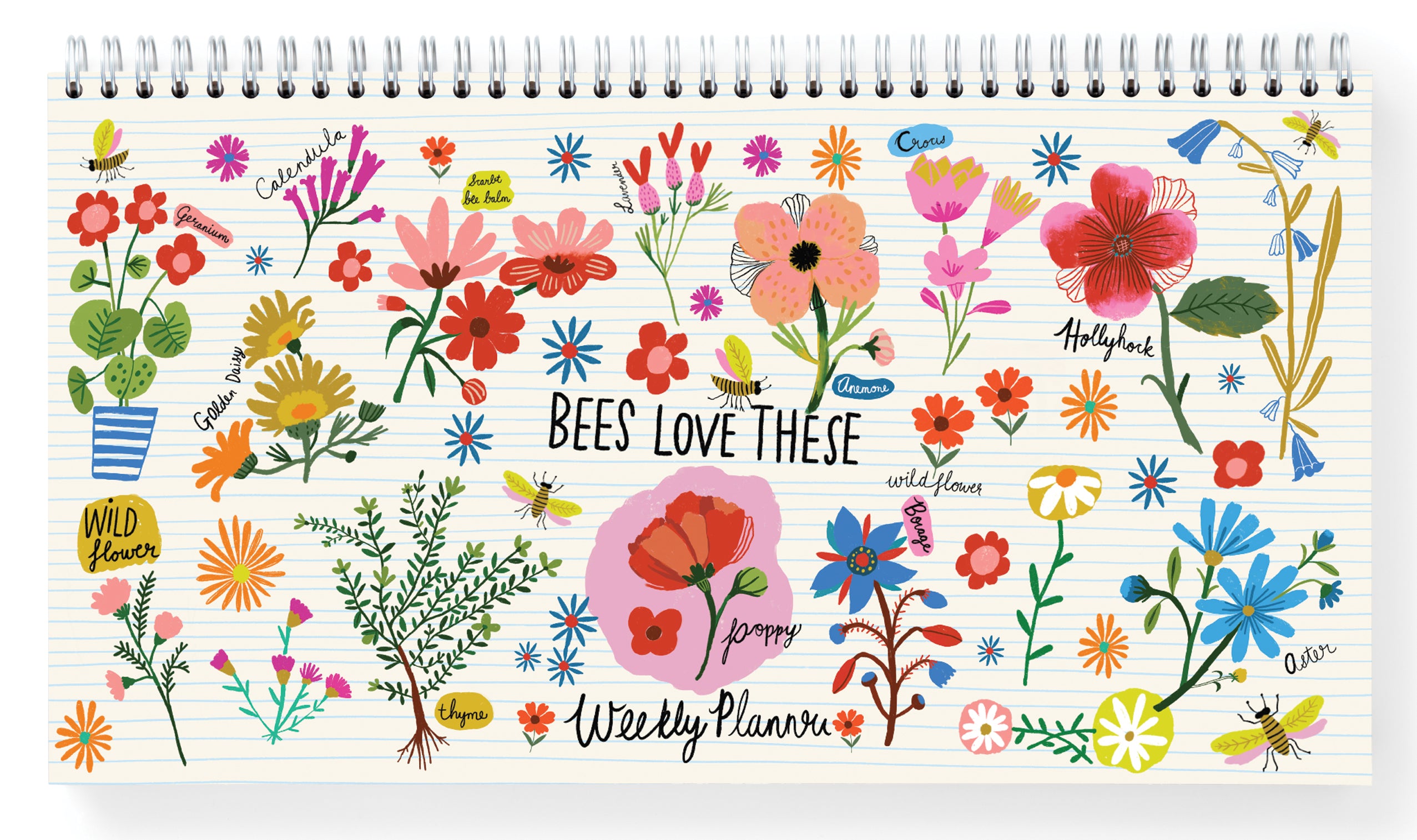 Bees love these Weekly Planner