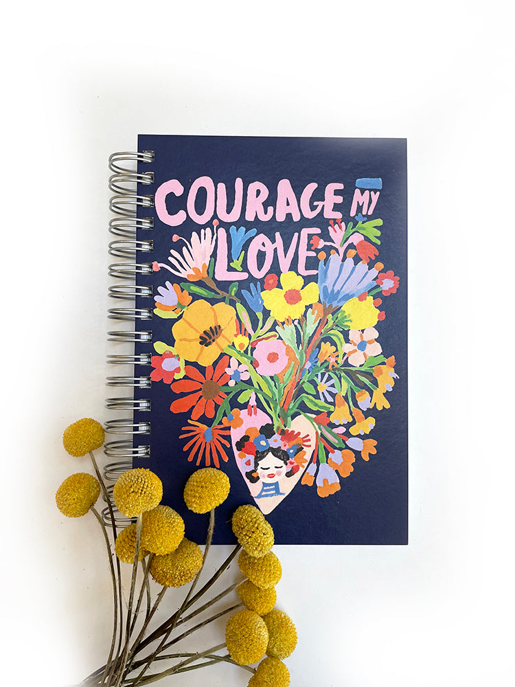 Courage Journal Courage my Love jumbo journal – ecojotstore