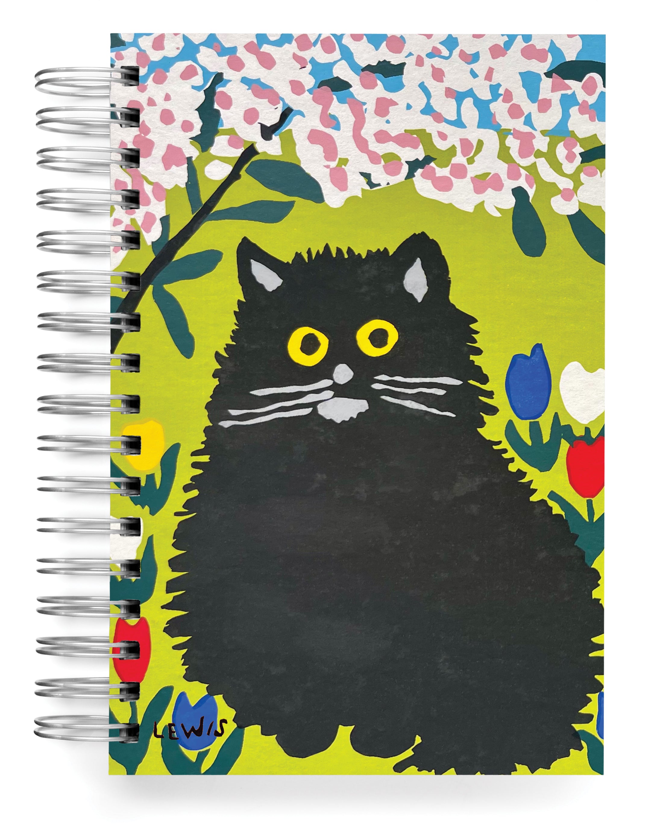 Maud Lewis Cat Jumbo Journal – ecojotstore