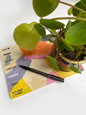 Splish Splash Weekly Planner Pad