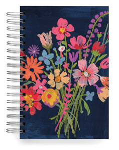 Ecojot Bouquet on blue Jumbo journal