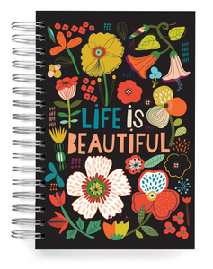Ecojot Life is Beautiful Jumbo Journal