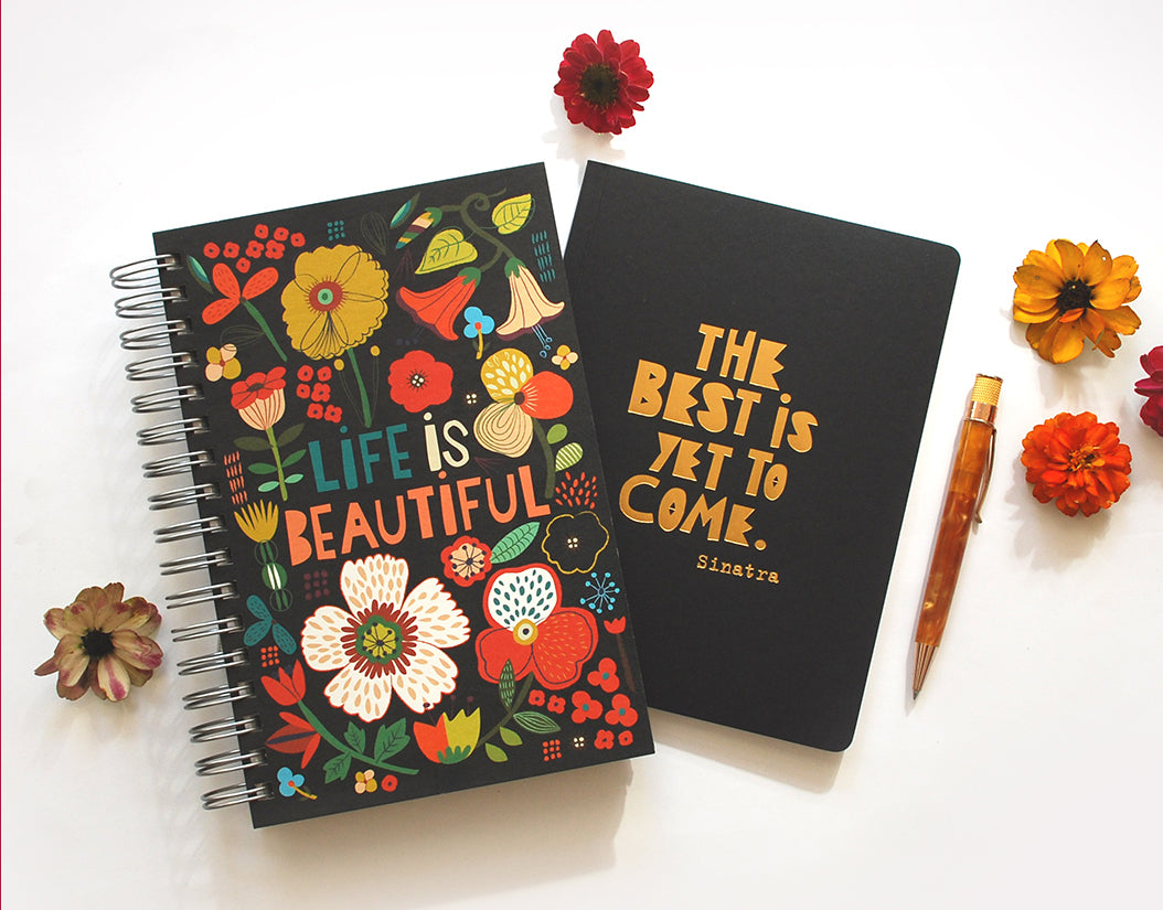 Best is yet to come perfect bound notebook