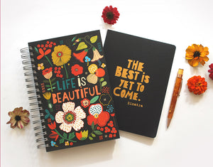 Best is yet to come perfect bound notebook