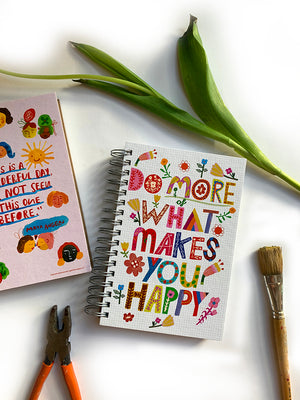 Do more of what makes you happy Jumbo Journal – ecojotstore